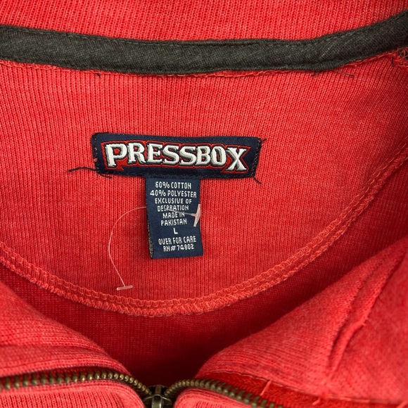 Pressbox Sz Large Red and Black Men's Jacket NWOT - Picture 6 of 9